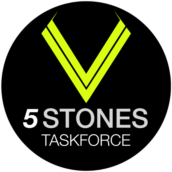 Tarrant County 5 Stones Taskforce, an anti-trafficking coalition in Fort Worth Texas - logo