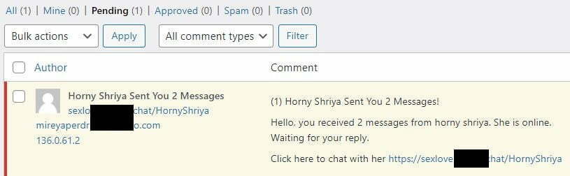 Author Horny Shriya Sent You 2 Messages - to approve