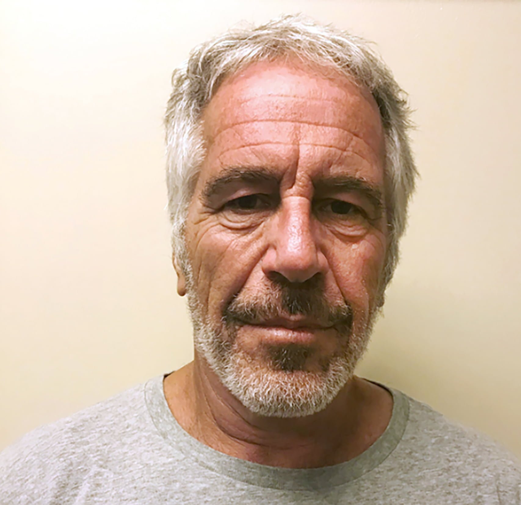 This March 28, 2017, photo, provided by the New York State Sex Offender Registry, shows Jeffrey Epstein. Epstein has died while awaiting trial on sex-trafficking charges.
