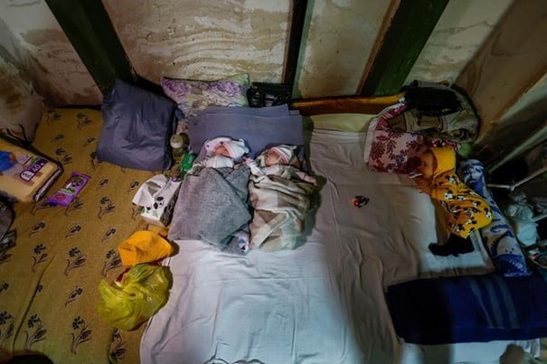 "Where will the children of the refugees go?" Children patients whose treatments are underway are seen in one of the shelters of Okhmadet Children's Hospital, as Russia's invasion of Ukraine continues, in Kyiv, Ukraine