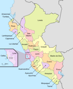 Peru Regions and departments