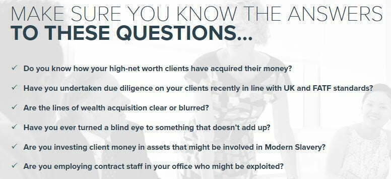 REVIEW: Modern Slavery & Human Trafficking online course from Themis Knowledge: Investment and fund management: Key answers