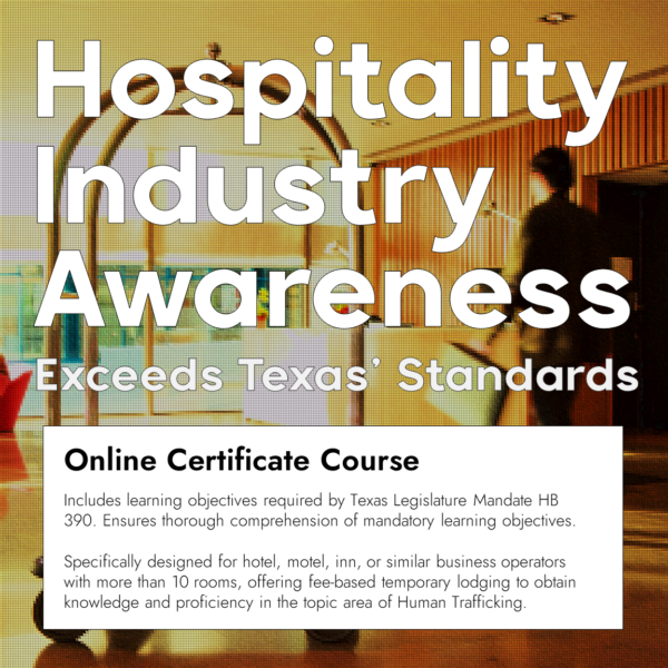 Hospitality Industry Awareness Online Certificate Course