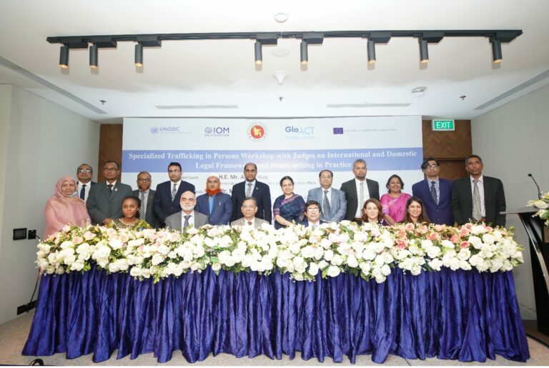GLO.ACT-Bangladesh organizes workshop for judges from Anti-Human Trafficking tribunals