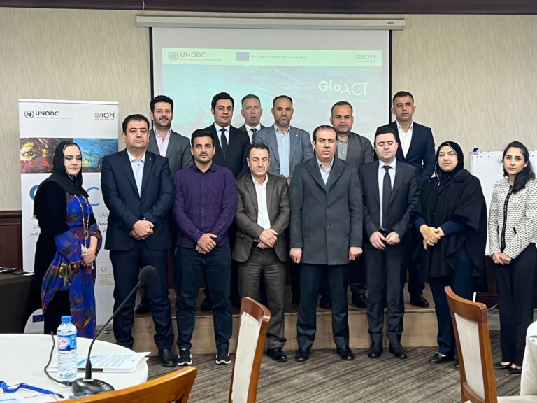 GLO.ACT facilitates workshop on legislation and possible solutions to counter migrant smuggling in Kurdistan Region of Iraq
