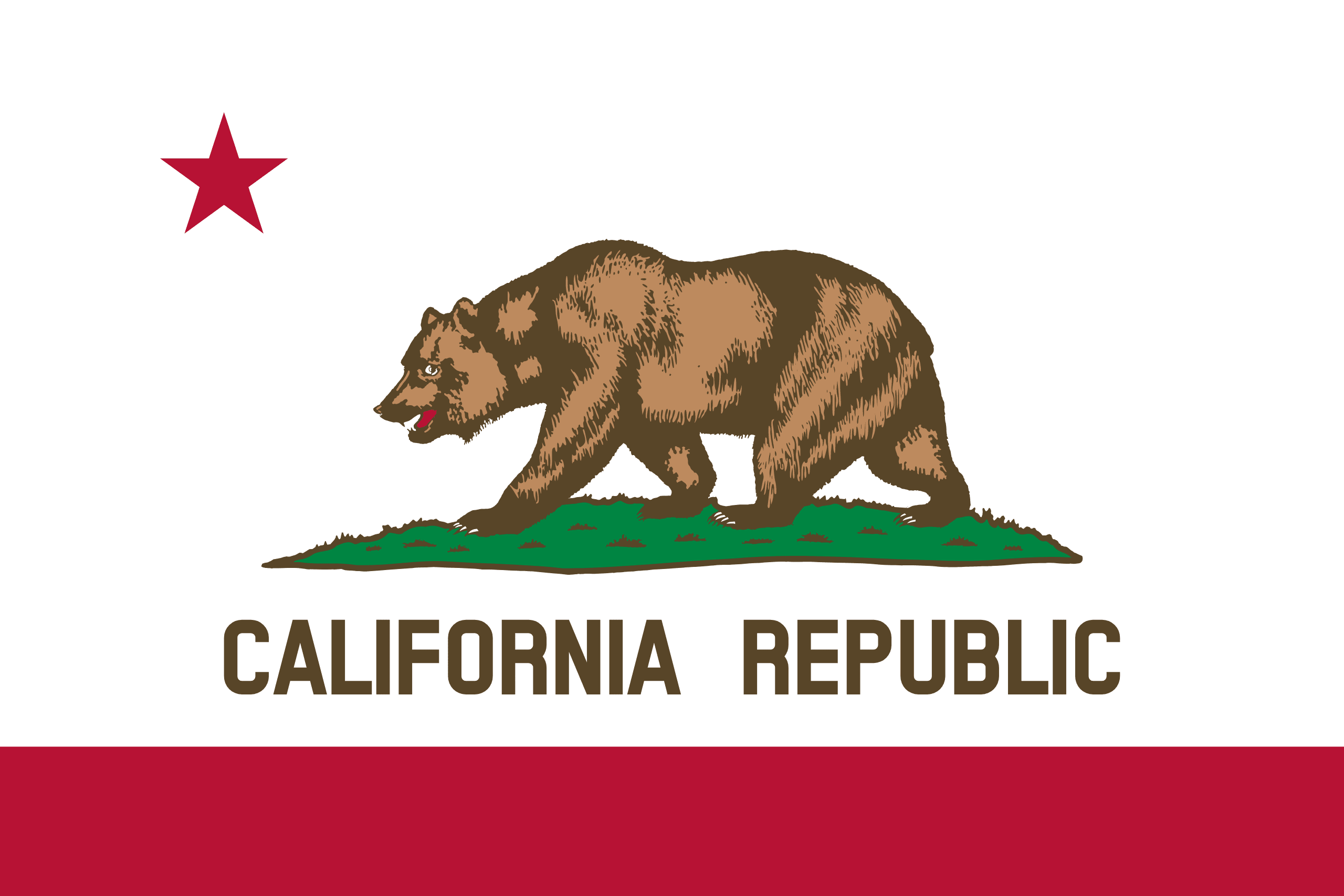 American State Flag - California ca