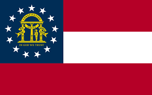 American State Flag - Georgia ga