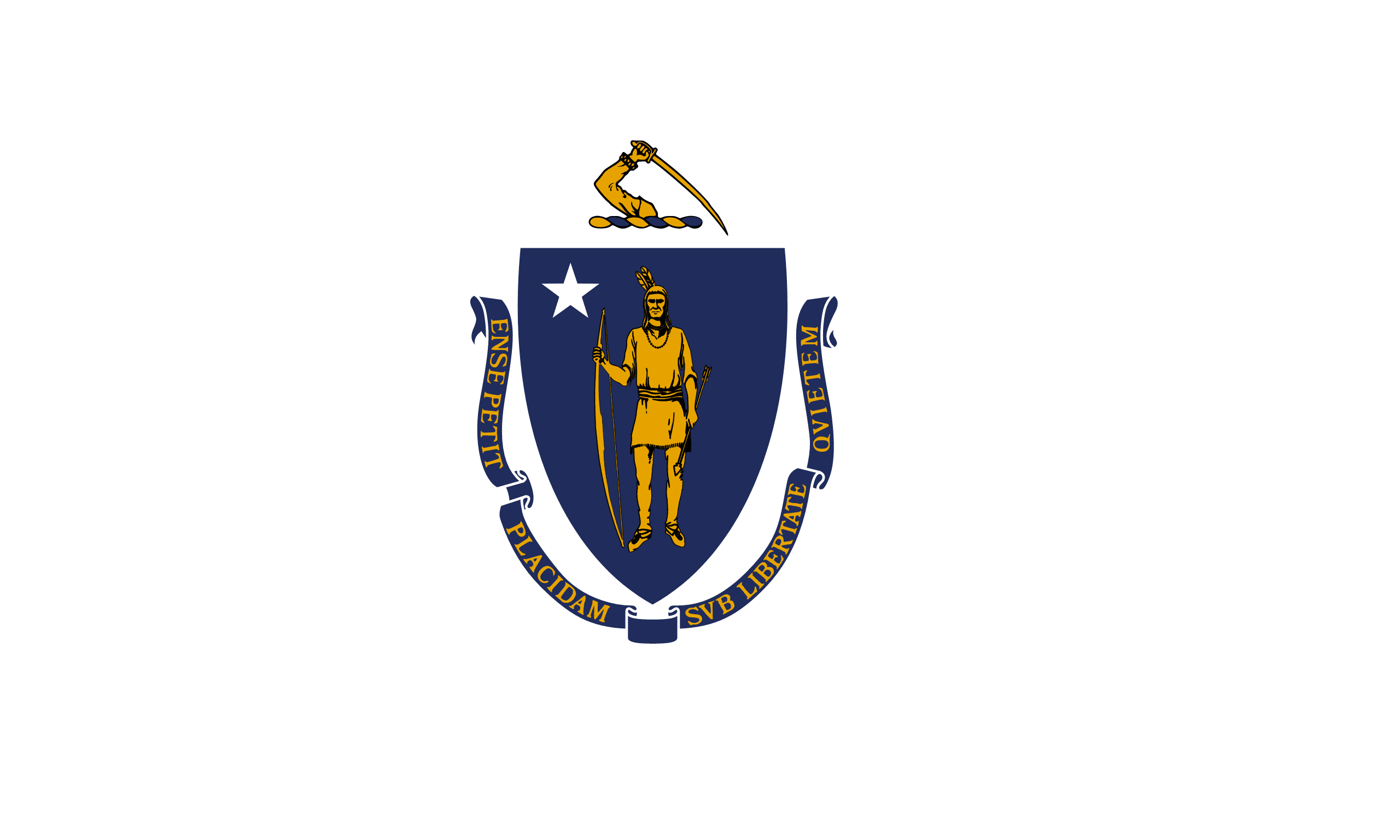 American State Flag - Massachusetts ma