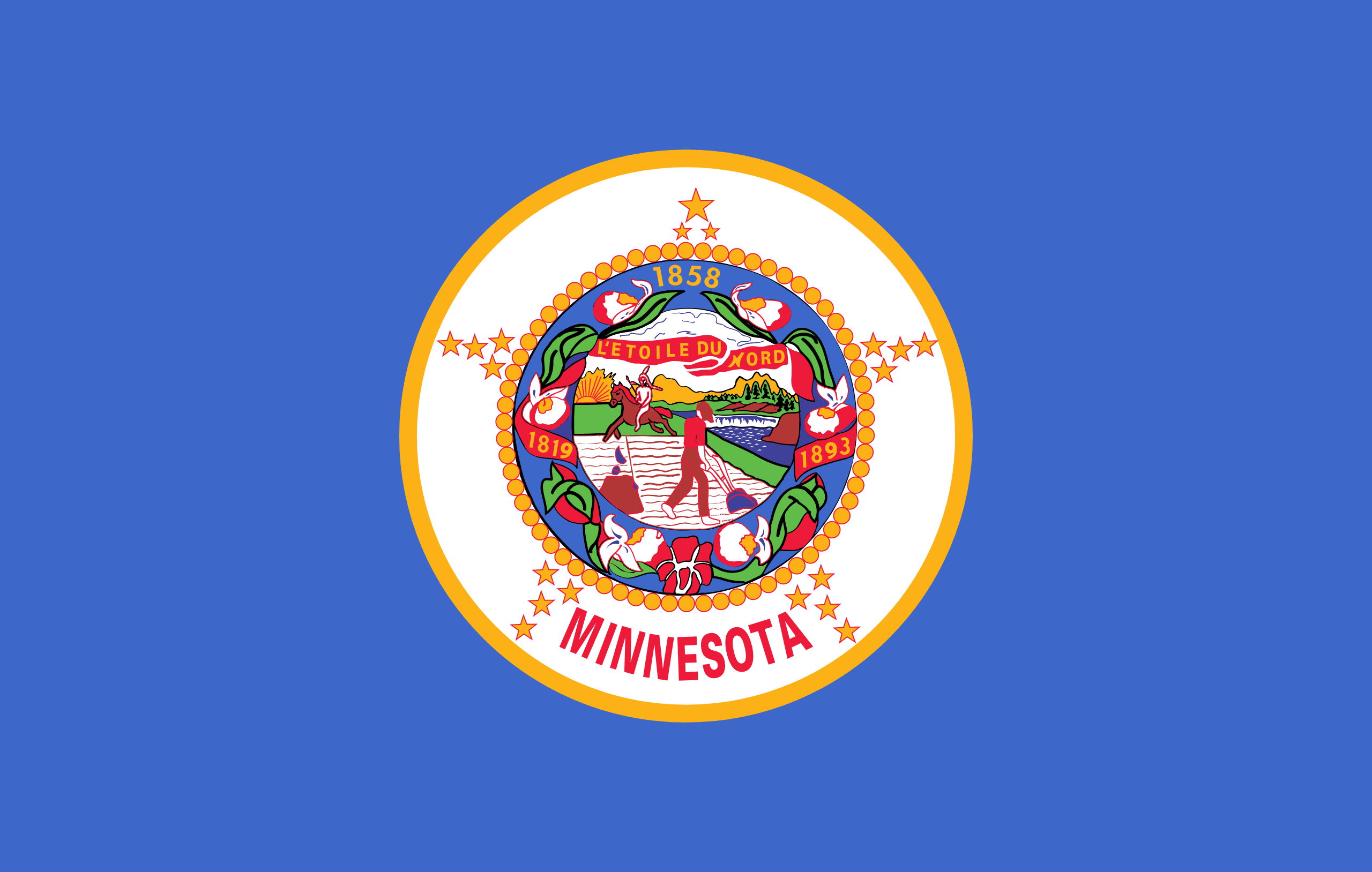 American State Flag - Minnesota mn