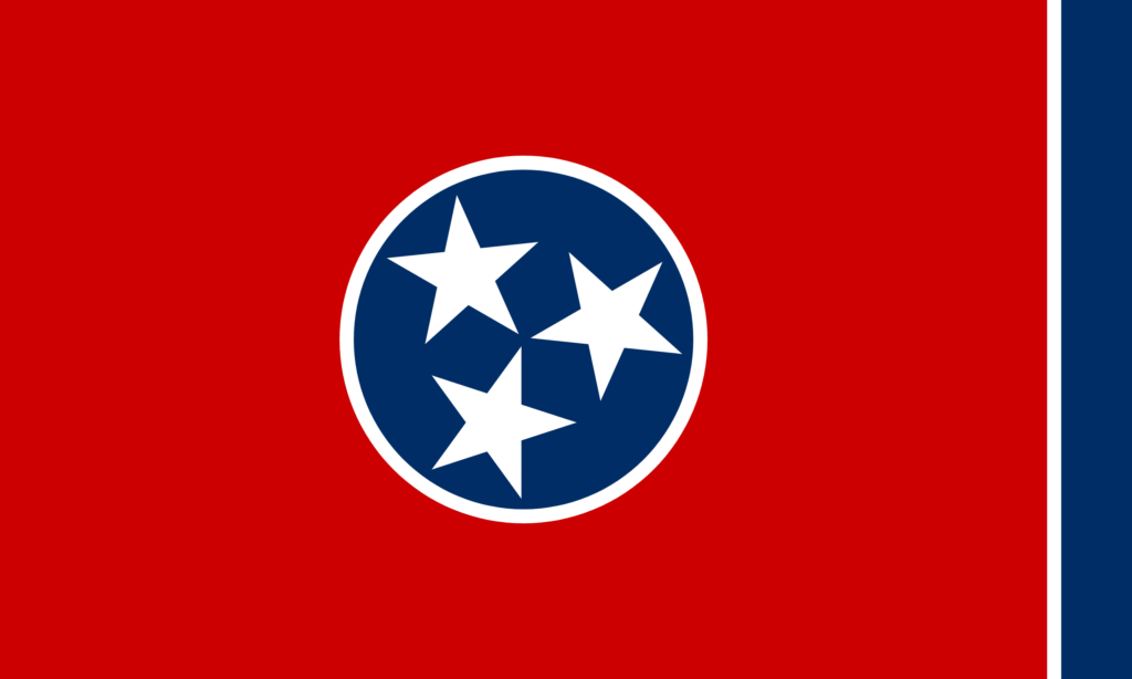 American State Flag - Tennessee tn