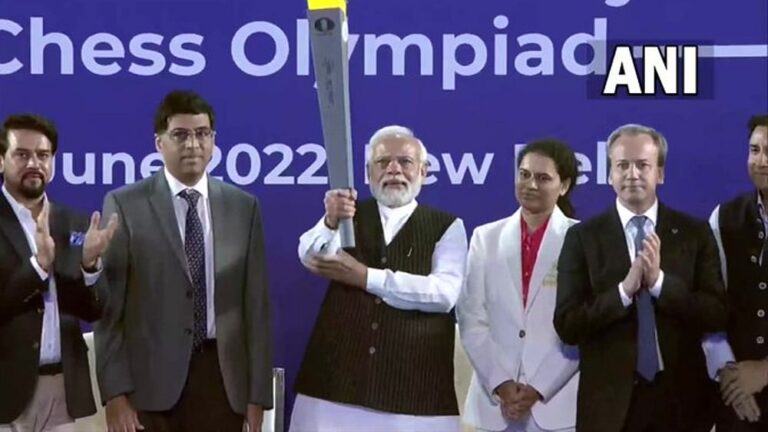 Modi flags off first-ever torch relay for Chess Olympiad – dtnext