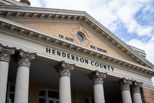 The Historic Henderson County Courthouse on Thursday, April 15, 2021.