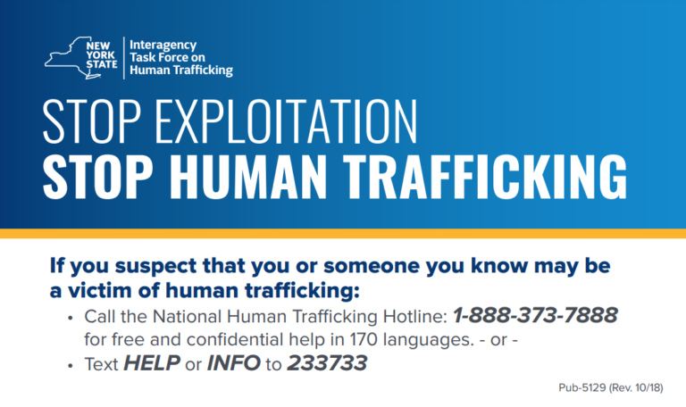 Attorney General James Provides Resources to Hotels to Protect Human Trafficking Victims – New York State Attorney General