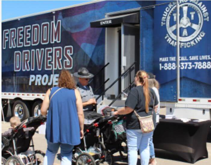 Trafficking Billboards Going Up in Iowa and Freedom Truck at State Fair