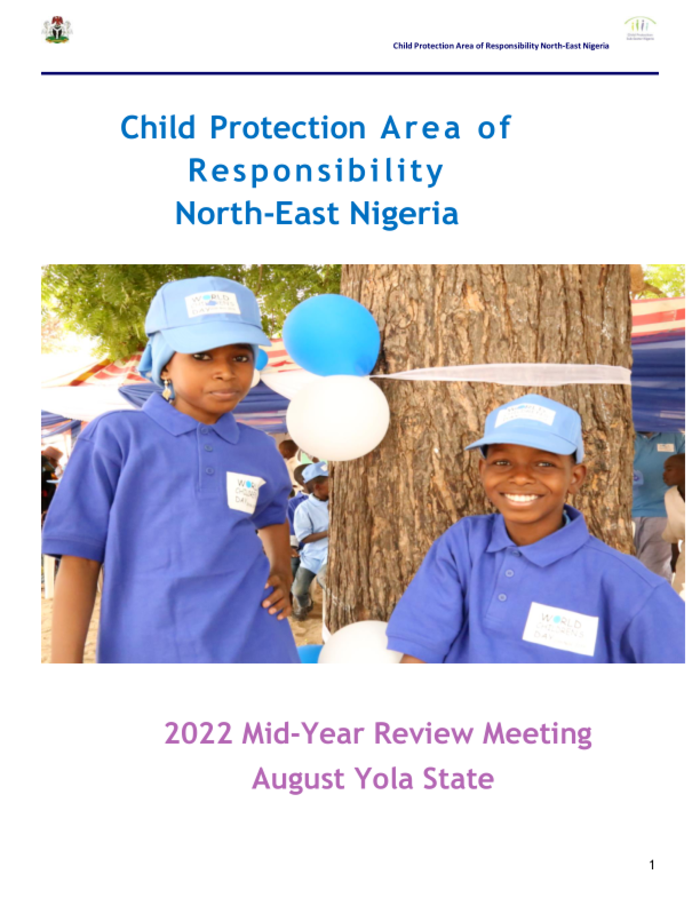 Child Protection Area of Responsibility North-East Nigeria, Mid-Year Review Meeting