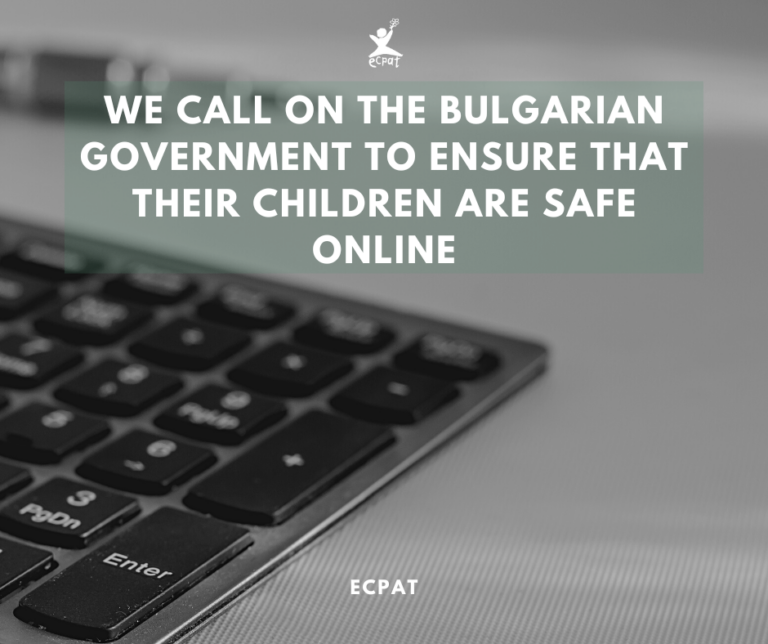 ECPAT supports children’s society organisations calling for the restoration of the National Center SafeNet in Bulgaria
