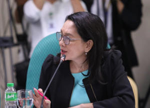 Senator Risa Hontiveros, Sept. 7, 2022. Albert Calvelo/Senate PRIB