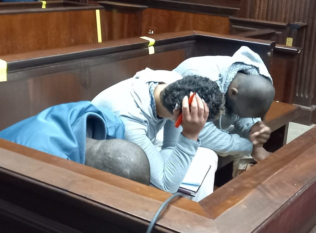 The accused in the sex-trafficking matter in court in Cape Town.