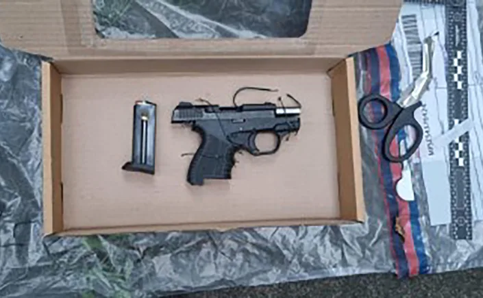 A firearm seized by the met Police during a week of action against county lines this month. (PA)