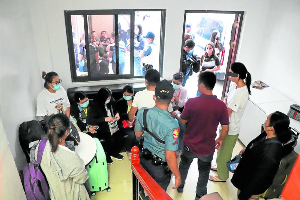 29 victims—23 Burmese and six Chinese—of alleged human trafficking who were forced to work as scammers for an online gaming operator. They were rescued on Thursday from their Parañaque City dormitory.