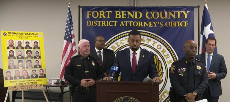 Fort Bend human trafficking stings lead to 26 arrests, 17 rescues, district attorney’s office says.