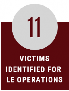 11 victims identified for le operations