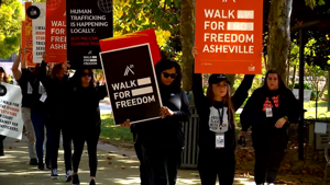 People hit the streets in fight against human trafficking during Walk for Freedom