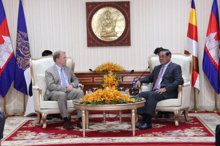 US ambassador offers increased help fighting human trafficking in meeting with Sar Kheng