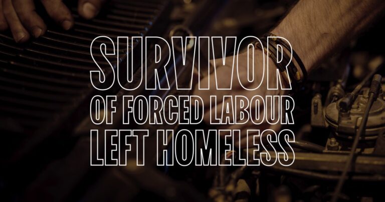 Survivor of forced labour left homeless as case ‘slipped through the system’