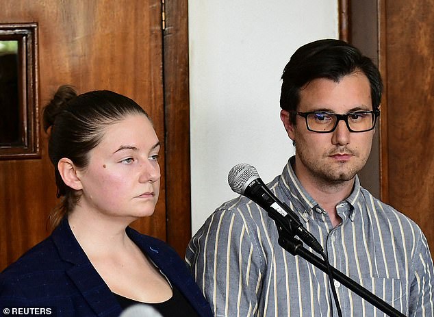 Nicholas Spencer and his wife, Mackenzie Leigh Mathias Spencer, both 32, face an additional charge of aggravated child trafficking, which carries the death penalty. If found guilty of the crimes, the couple may be put on death row in the African country because of the fresh charge lodged against them