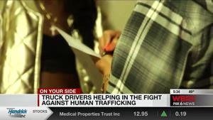 Truck drivers helping in the fight against human trafficking