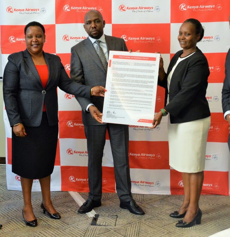 Kenya Airways launches UN-backed policy to combat human trafficking – Xinhua