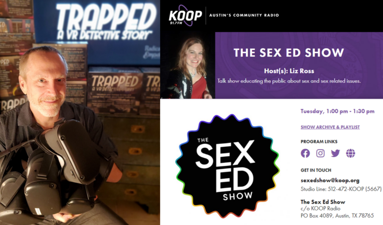 Billy Joe Cain discusses human trafficking on The Sex Ed Show on 91.7 KOOP