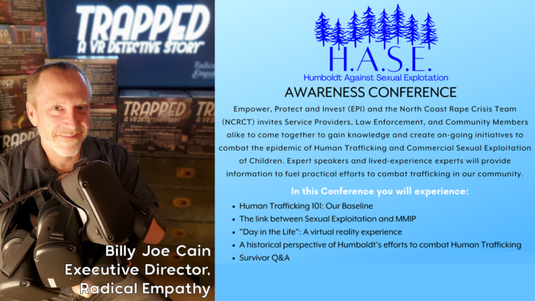 Billy Joe Cain at Humboldt Against Sexual Exploitation (HASE) Conference 2023 – “A Day in the Life” and concerns about automated grooming