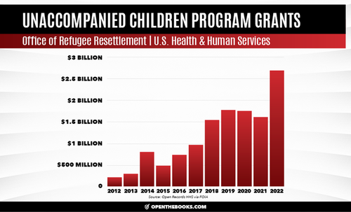 US Spent $13 Billion Sponsoring Unaccompanied Minor Children At The Border Since 2012