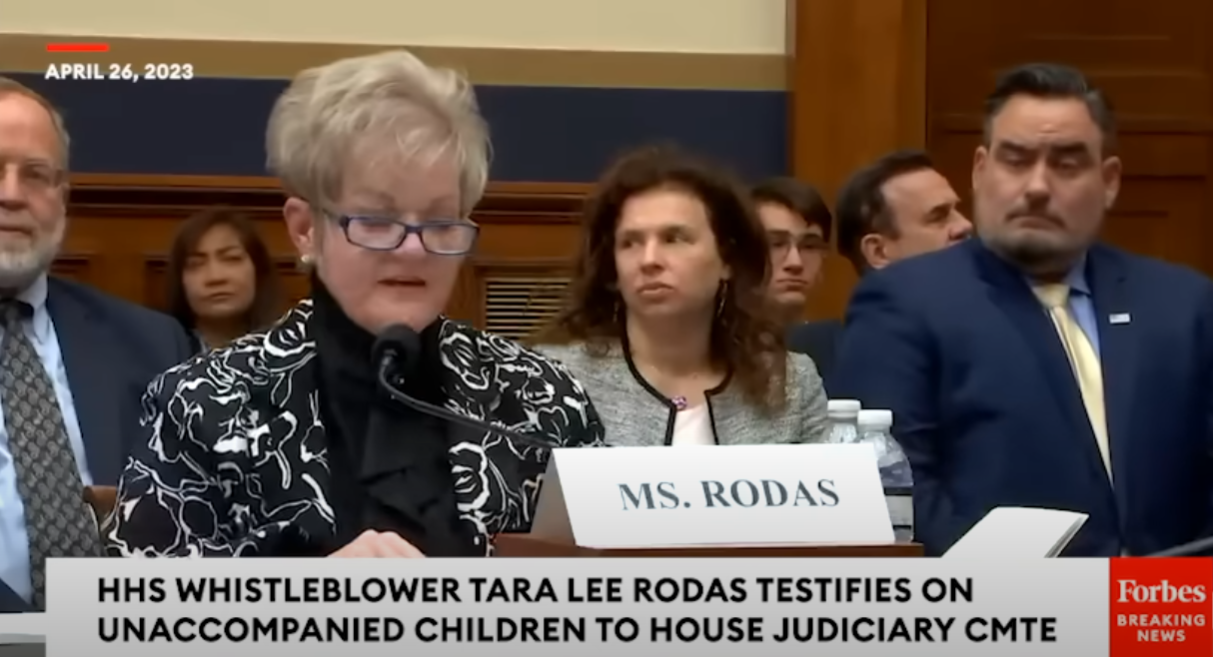 Tara Lee Rodas HHS Whistleblower Claims US Government Is Middleman In Child Trafficking Operation