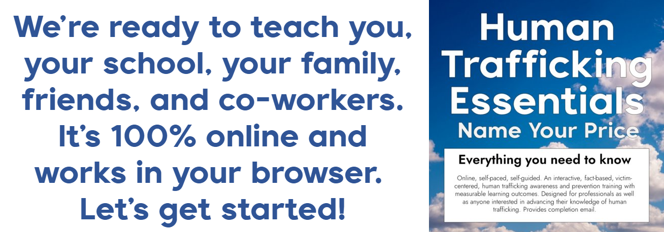 We're ready to teach you, your school, your family, friends, and co-workers.​ It's 100% online and works in your browser. ​ Let's get started!​