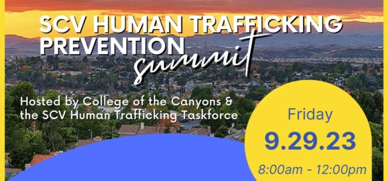 Santa Clarita Unit – SCV Human Trafficking Prevention Summit (3 CEU) on September 29