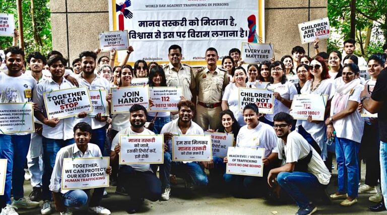 World Day Against Trafficking in Persons 2023: Campaign against human trafficking held in Delhi’s red light area